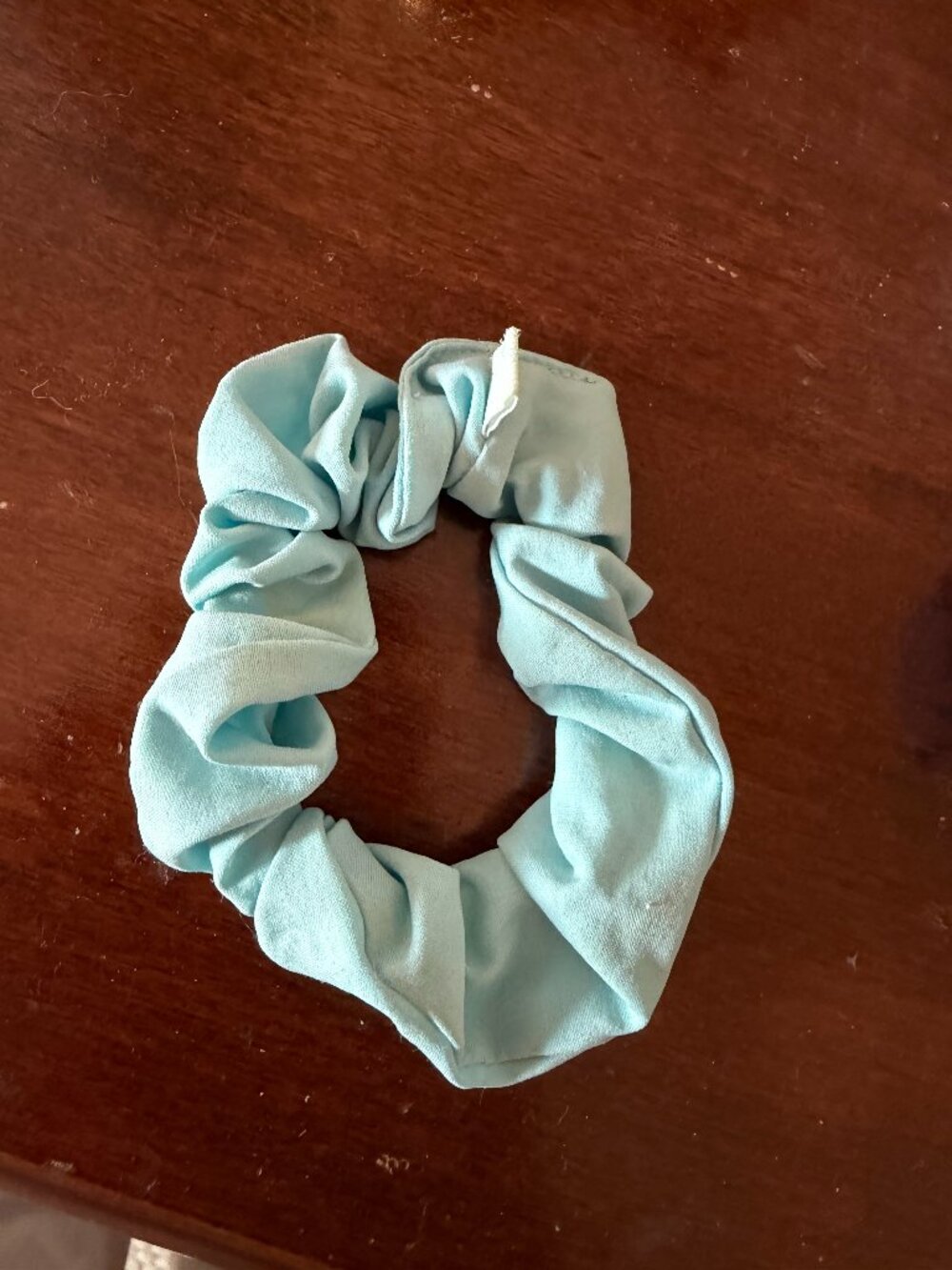 Light blue Lululemon scrunchie
